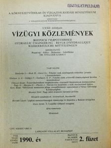 Gresz István - Vízügyi Közlemények 1990/2. [antikvár]