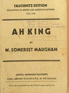 W. Somerset Maugham - Ah King [antikvár]