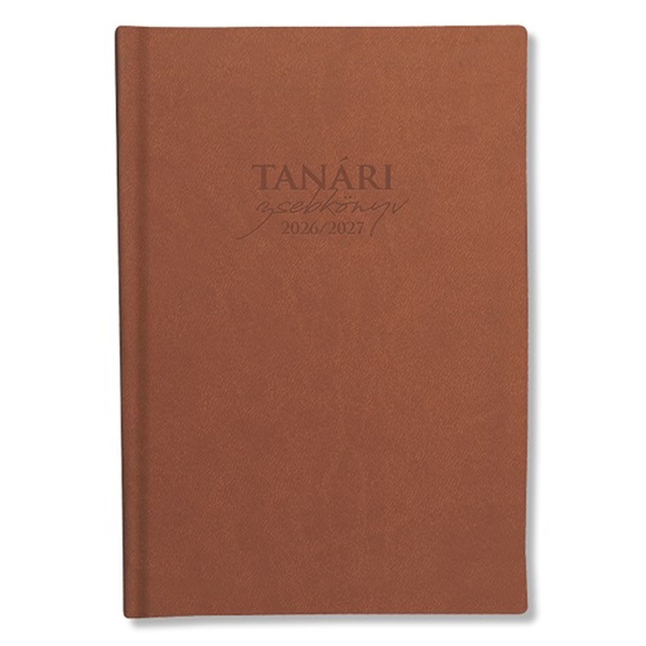P4114 - 3092 - Tanári zsebkönyv pd 2026-2027 műbőr barna