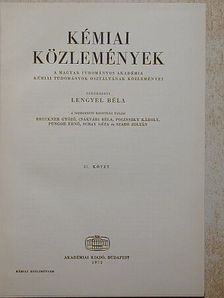 Bognár Rezső - A Magyar Tudományos Akadémia Kémiai Tudományok Osztályának Közleményei [antikvár]