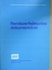 Dr. Kiss Dénes - Rendszerfejlesztési dokumentáció [antikvár]