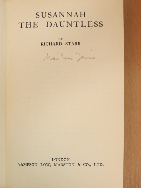 Richard Starr - Susannah the dauntless [antikvár]