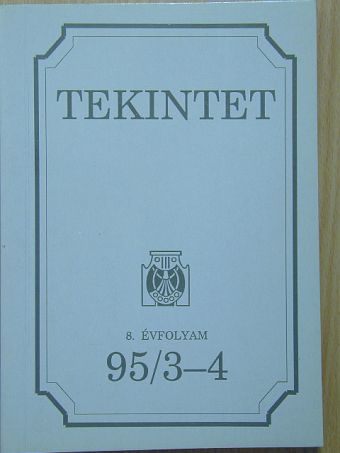 Balogh Róbert - Tekintet 1995/3-4 [antikvár]