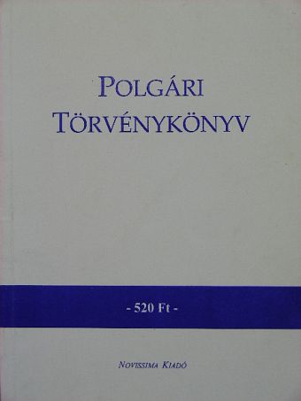 Polgári Törvénykönyv [antikvár]