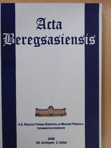 Bárány Béla - Acta beregsasiensis 2008/2. [antikvár]
