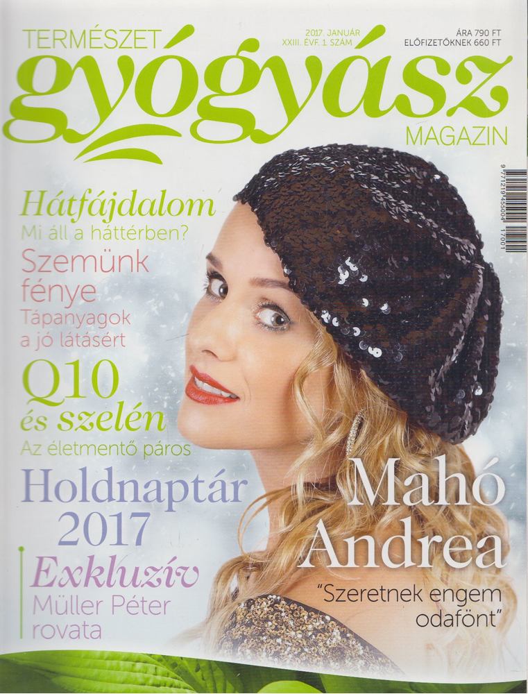 dr. Görgei Katalin (főszerk.) - Természetgyógyászat magazin 2017. Január [antikvár]