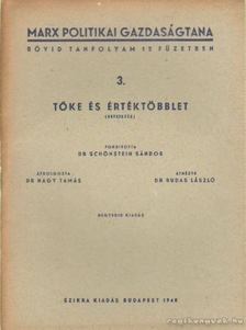 Tőke és értéktöbblet 3. [antikvár]