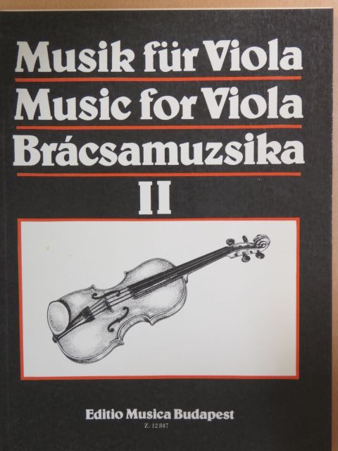 C. M. Weber - Brácsamuzsika II. [antikvár]
