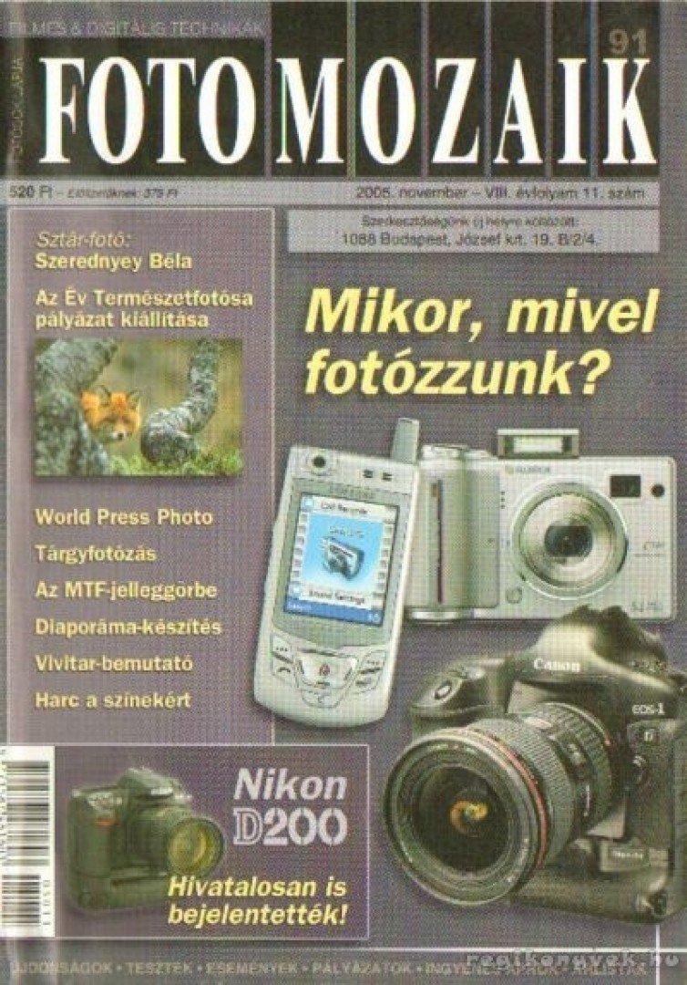 Sulyok László - Foto Mozaik 2005. november 11. szám [antikvár]