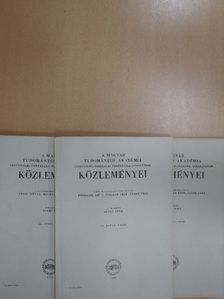 A. V. Bolgov - A Magyar Tudományos Akadémia Társadalmi-Történeti Tudományok Osztályának Közleményei 1959/1-4. [antikvár]