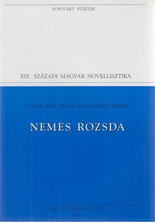 Bródy Sándor, Petelei István, Gozsdu Elek - Nemes rozsda [antikvár]