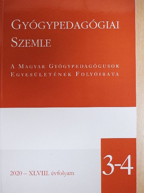 Gereben Ferencné - Gyógypedagógiai Szemle 2020. július-december [antikvár]