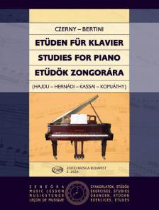 CZERNY-BERTINI - ETŰDÖK ZONGORÁRA, CZERNY-BERTINI (ZENEISKOLÁK V-VI.OSZT.SZÁMÁRA)