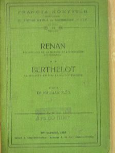 Berthelot - Les sciences de la nature et les sciences historiques/La science idéale et la science positive [antikvár]
