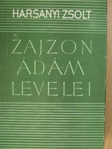 Harsányi Zsolt - Zajzon Ádám levelei [antikvár]