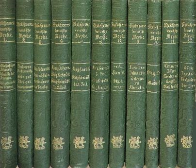 Shakespeare - Shakespeares dramatische Werke 1-6., 8-12. (gótbetűs) (nem teljes) [antikvár]