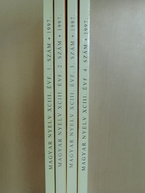 A. Molnár Ferenc - Magyar Nyelv 1997. január-december [antikvár]