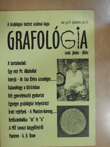 Grafológia 2006. június-július [antikvár]