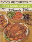 Marguerite Patten - 500 Recipes For main Meals [antikvár]