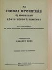 Dr. Barabási László - Az irodai gyorsírás új módszerű rövidítésgyűjteménye [antikvár]