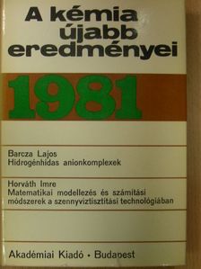 Barcza Lajos - A kémia újabb eredményei 52. [antikvár]
