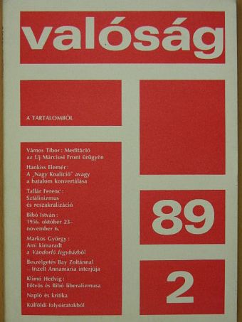 Balogh Tibor - Valóság 1989. február [antikvár]