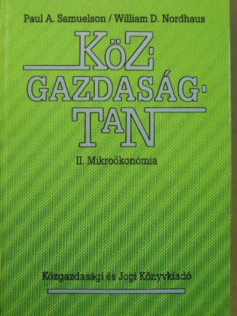 Paul A. Samuelson - Közgazdaságtan II. (töredék) [antikvár]