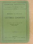 Madame de Sévigné - Lettres Choisies [antikvár]