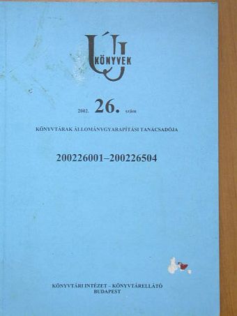 Új könyvek 2002/26. [antikvár]