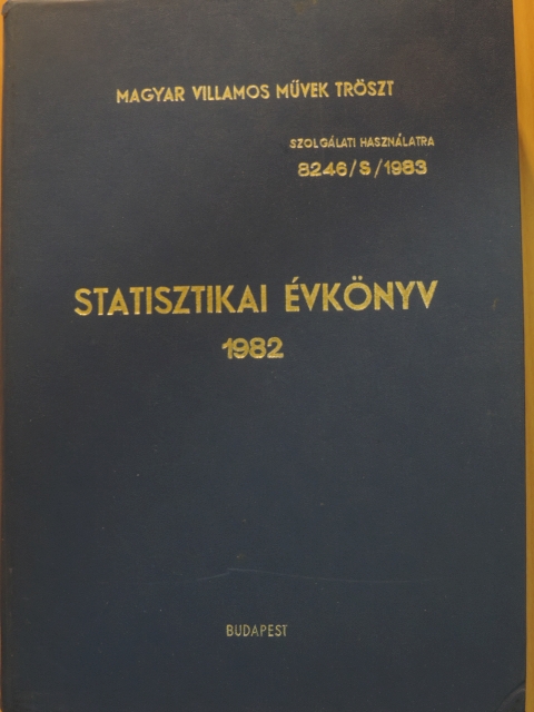 Statisztikai évkönyv 1982 [antikvár]