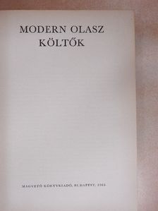 Gorradó Govoni - Modern olasz költők [antikvár]