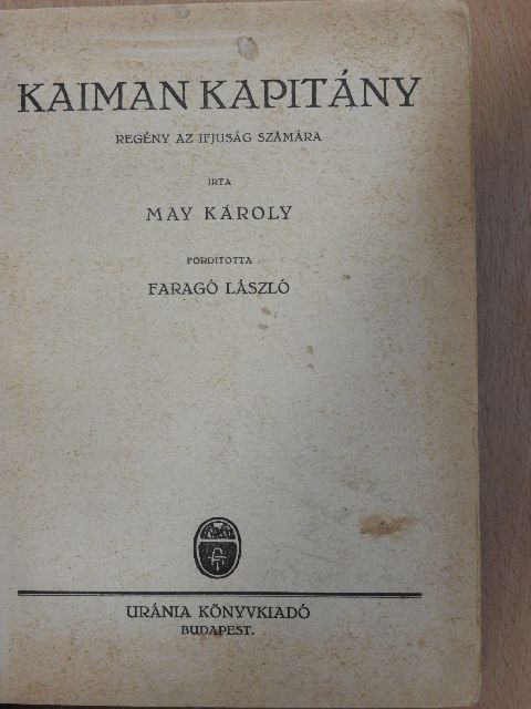 May Károly - Kaiman kapitány [antikvár]