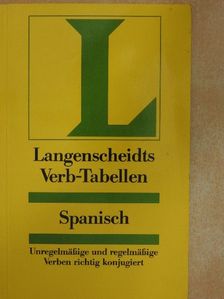 Langenscheidts Verb-Tabellen Spanisch [antikvár]