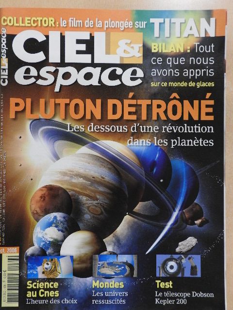 Ciel & Espace octobre 2006 [antikvár]