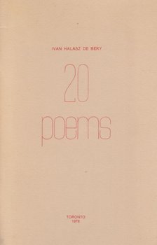 Béky-Halász Iván - 20 Poems (dedikált) [antikvár]
