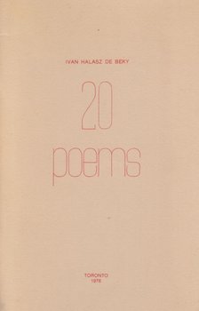 Béky-Halász Iván - 20 Poems (dedikált) [antikvár]