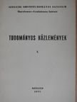 Bessenyi Sándor - Tudományos közlemények I.  [antikvár]