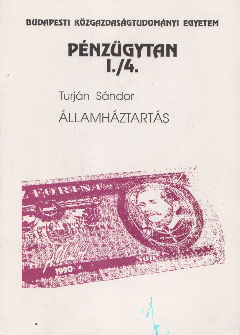 Turján Sándor - Pénzügytan I./4. [antikvár]