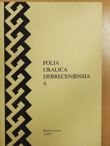Csepregi Márta - Folia Uralica Debreceniensia 4. [antikvár]