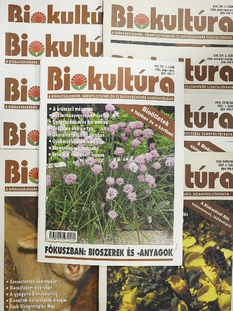 Biokultúra 2005-2007. (vegyes számok) (10 db) [antikvár]