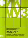 SOSZTAKOVICS / SCHOSTAKOWITSCH - QUINTETT OP. 57 FÜR KLAVIER, 2 VIOLINEN, VIOLA UND VIOLONCELLO