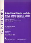 HAENDEL - ANKUNFT DER KÖNIGIN VON SABA FÜR FLÖTENORCHESTER BEARBEITET VON H.M.ZILL