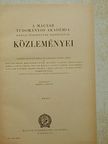 Fodor Gábor - A Magyar Tudományos Akadémia Kémiai Tudományok Osztályának Közleményei [antikvár]