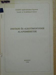 Dr. Bíró Sándor - Jogtani és alkotmányjogi alapismeretek [antikvár]