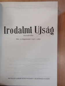 Irodalmi Ujság 1986-1989 [antikvár]