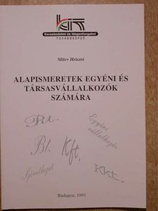 Mitev Hrisztó - Alapismeretek egyéni és társasvállalkozók számára [antikvár]