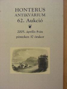 Honterus Antikvárium 62. Aukció [antikvár]