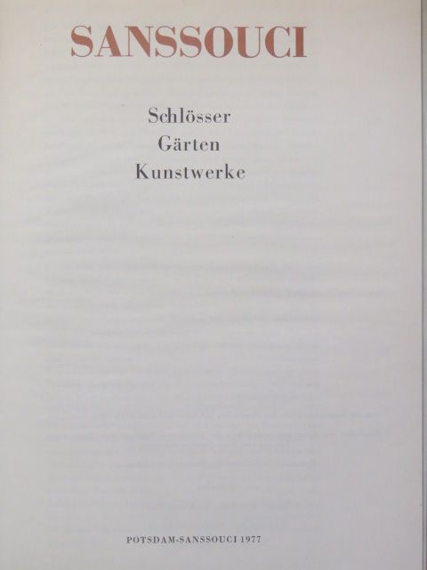 Hans-Joachim Giersberg - Sanssouci [antikvár]