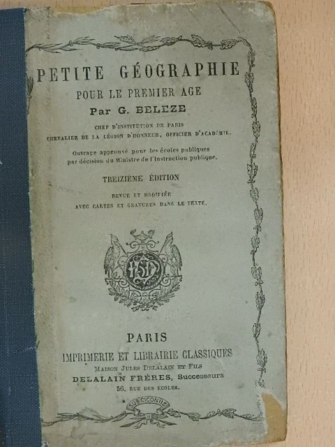 G. Beleze - Petite géographie  [antikvár]