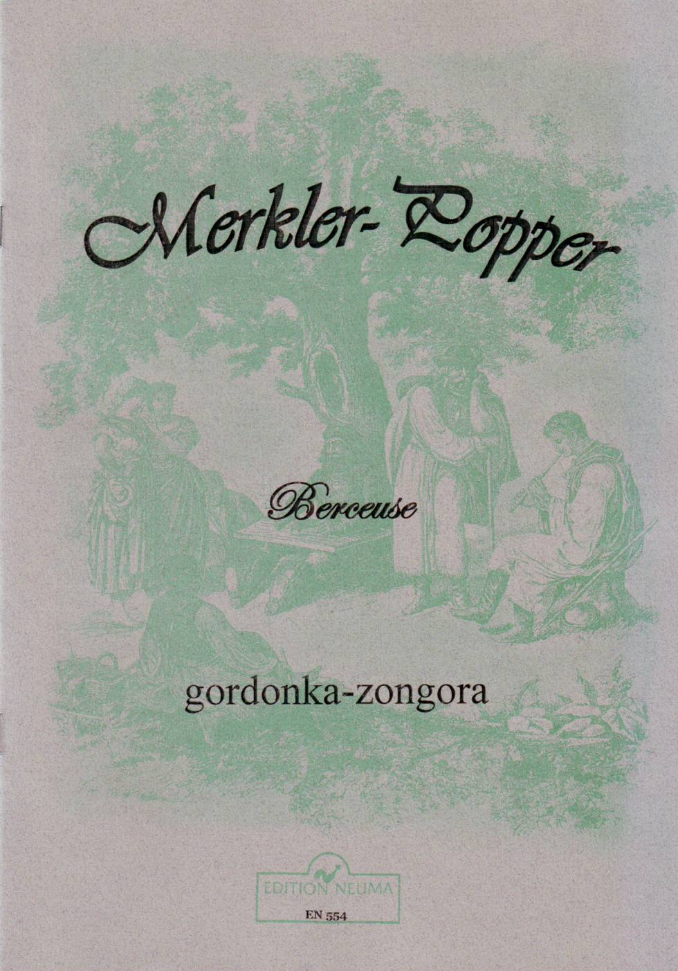 MERKLER - POPPER - BERCEUSE GORDONKÁRA ÉS ZONGORÁRA (POPPER DÁVID), REPRINT KIADÁS